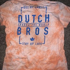 ORANGE DUTCH TYE DIE SHIRT